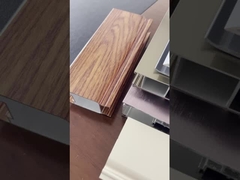 سبيكة ألومنيوم 6063 / 6061 قضيب بثق أنبوب مستطيل للقطارات