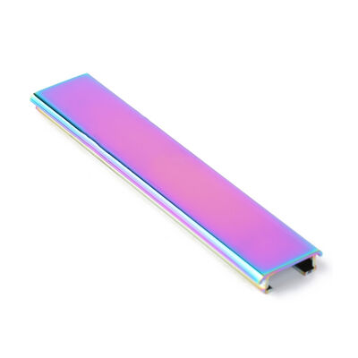 UV Resistance PVD & Vacuum Electroplating Anti Corrosion Art Colorful Glossy Metallic Silvery Golden Coating Aluminum Hand Rail Profile