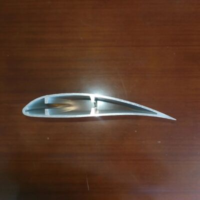 Custom Silkscreen Printing / China Supplier Black Anodized Aluminum Extrusion Fan Blade for Airfoil