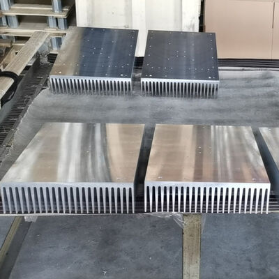 CNC Machined Black Anodized Aluminum Heatsink High Power Heat Sink Extrusion Profile for Electronics Cooling
