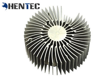 متحمّل فضّيّ بأكسيد ألومنيوم Heatsink بثق قطاع جانبيّ ل led ضوء